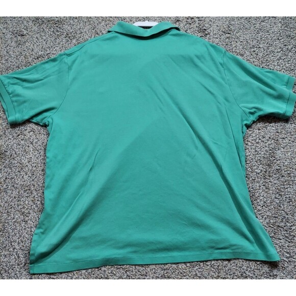 Polo By Ralph Lauren Mens Size 3XB Green Polo Shirt Short Sleeve Collared Cotton - Picture 5 of 6